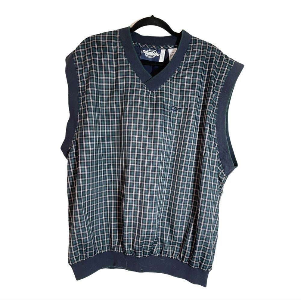 Reebok Plaid Vest